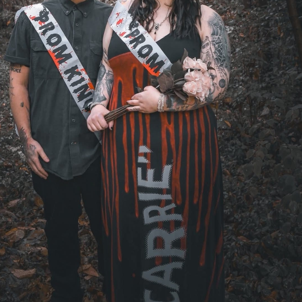 Horror Movie Carrie Themed Dress